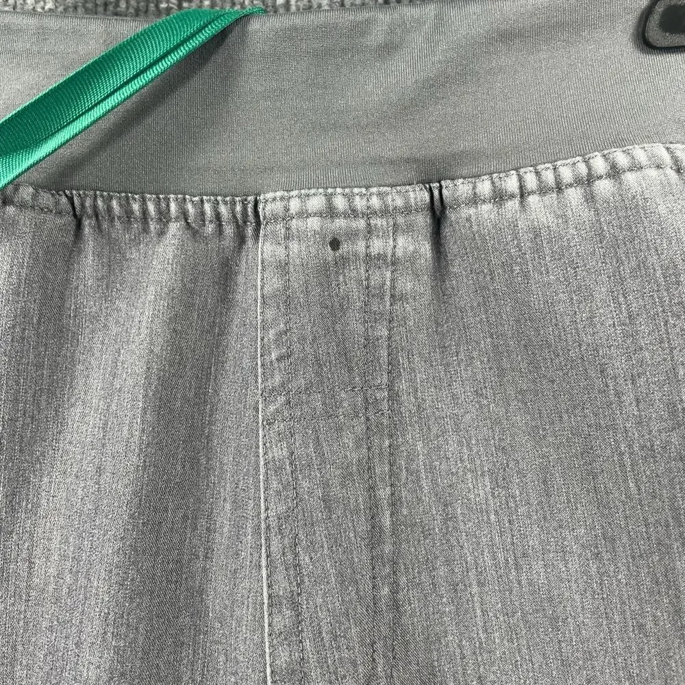 Figs Axim Cargo Scrub Pants Men's M/S Gray Drawstring Stretch Medical Nursing